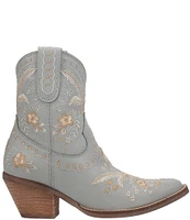 Dingo Primrose Leather Feather & Floral Embroidered Western Booties