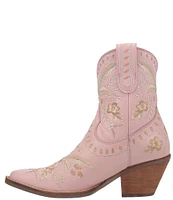 Dingo Primrose Leather Feather & Floral Embroidered Western Booties