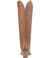 Dingo Raisin Kane Embossed Leather Tall Western Boots