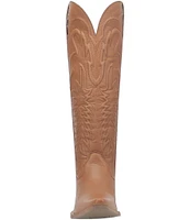 Dingo Raisin Kane Embossed Leather Tall Western Boots