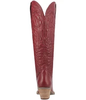 Dingo Raisin Kane Embossed Leather Tall Western Boots