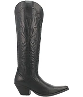 Dingo Raisin Kane Embossed Leather Tall Western Boots