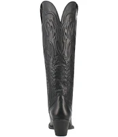 Dingo Raisin Kane Embossed Leather Tall Western Boots