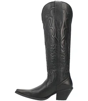 Dingo Raisin Kane Embossed Leather Tall Western Boots