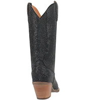 Dingo Silver Dollar Rhinestone Embellished Leather Western Boots