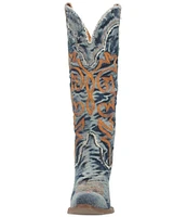 Dingo Texas Tornado Denim Tall Western Boots