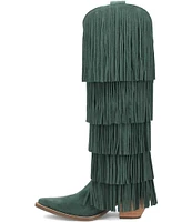 Dingo Wild Child Suede Fringe Western Boots