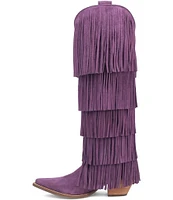 Dingo Wild Child Suede Fringe Western Boots