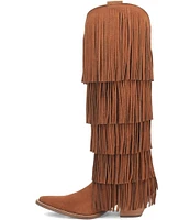 Dingo Wild Child Suede Fringe Western Boots