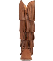 Dingo Wild Child Suede Fringe Western Boots