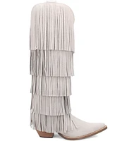 Dingo Wild Child Suede Fringe Western Boots