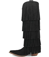 Dingo Wild Child Suede Fringe Western Boots