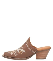 Dingo Wildflower Leather Floral Embroidered Western Mules