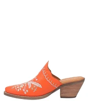 Dingo Wildflower Leather Floral Embroidered Western Mules