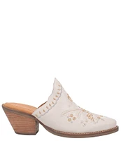 Dingo Wildflower Leather Floral Embroidered Western Mules