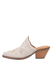 Dingo Wildflower Leather Floral Embroidered Western Mules