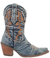 Dingo Y'all Need Dolly Denim Western Mid Boots