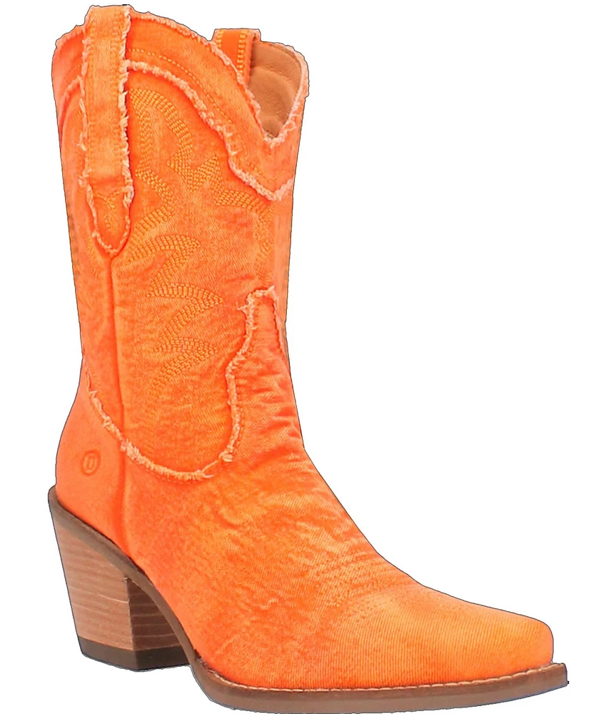 Dingo Y'all Need Dolly Denim Western Mid Boots