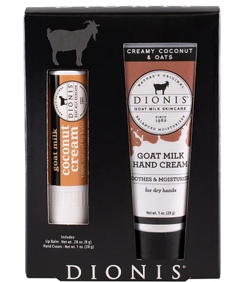 Dionis Coconut Lip & Hand Cream Set