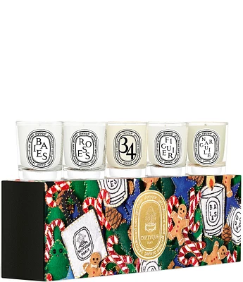 DIPTYQUE Limited Edition Set of 5 Miniature Candles