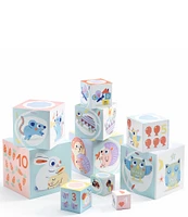 Djeco Baby White Bloki Stacking Blocks