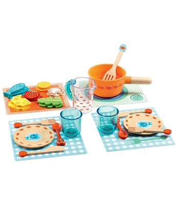 Djeco Dinner Time Kittens Wooden Dining Set