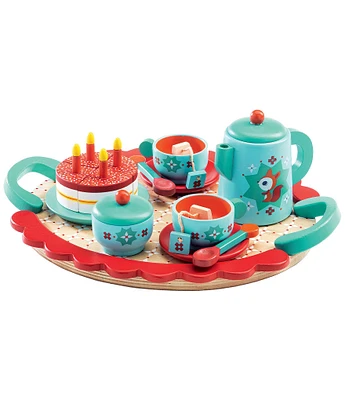 Djeco Fox's Party Wooden Tea Set