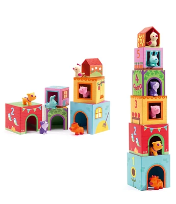 Djeco Topanifarm Stacking Blocks