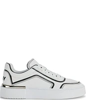 DKNY by Donna Karan Baylor Leather Lace-Up Sneakers