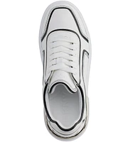 DKNY by Donna Karan Baylor Leather Lace-Up Sneakers