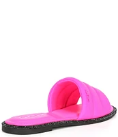 DKNY by Donna Karan Bethea Puff Leather Slide Sandals