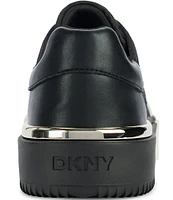 DKNY by Donna Karan Bradley Signature Logo Lace Up Platform Sneakers