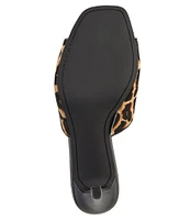 DKNY by Donna Karan Bronx Leopard Print Dress Sandals