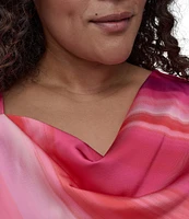DKNY by Donna Karan Plus Size Printed Slip Dress