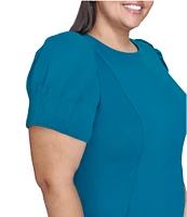 DKNY by Donna Karan Plus Size Scuba Crepe Sheath Dress