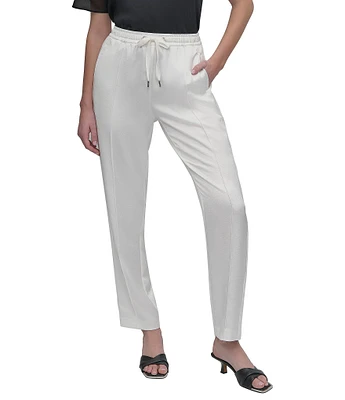 DKNY by Donna Karan Pull-On Side Stitch Track Pants