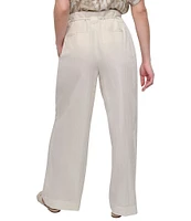 DKNY by Donna Karan Rope Tie Front Wide Leg Pants