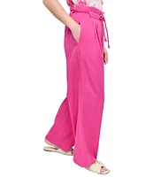 DKNY by Donna Karan Rope Tie Front Wide Leg Pants