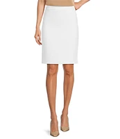DKNY by Donna Karan Seam Detail Back Slit Pencil Skirt