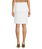 DKNY by Donna Karan Seam Detail Back Slit Pencil Skirt