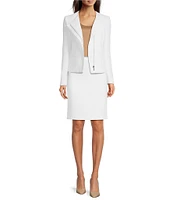 DKNY by Donna Karan Seam Detail Back Slit Pencil Skirt