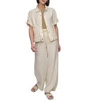 DKNY by Donna Karan Short Sleeve Utility Jacket