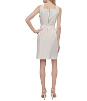 DKNY by Donna Karan Square Neck Sheath Dress