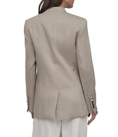 DKNY by Donna Karan Stand Peak Lapel Collar Blazer