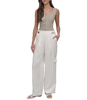 DKNY by Donna Karan Twill Cargo Pants