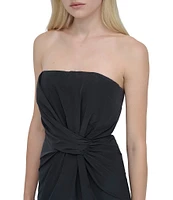 DKNY by Donna Karan Twisted Bodice Strapless Bodycon Dress