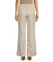DKNY by Donna Karan Wide Leg Elastic Back Pants