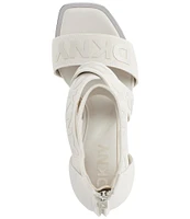 DKNY by Donna Karan Coda Signature Logo Ankle Strap Sandals