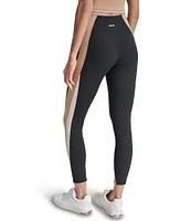 DKNY by Donna Karan Color Block Stretch High Waist 7/8 Leggings