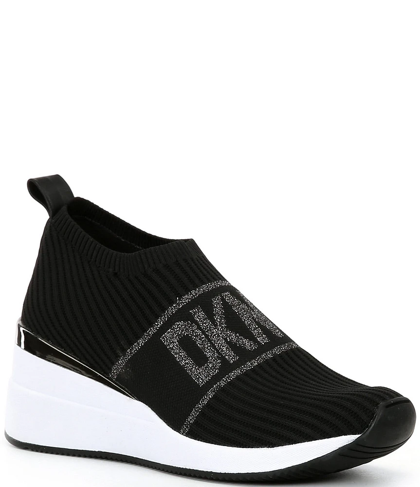 DKNY by Donna Karan Phebe Slip On Wedge Sneakers